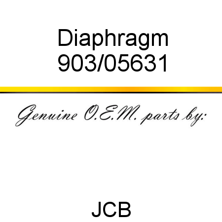 Diaphragm 903/05631