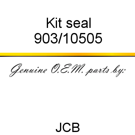 Kit, seal 903/10505