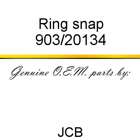 Ring snap 903/20134