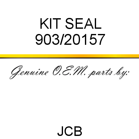 KIT, SEAL 903/20157