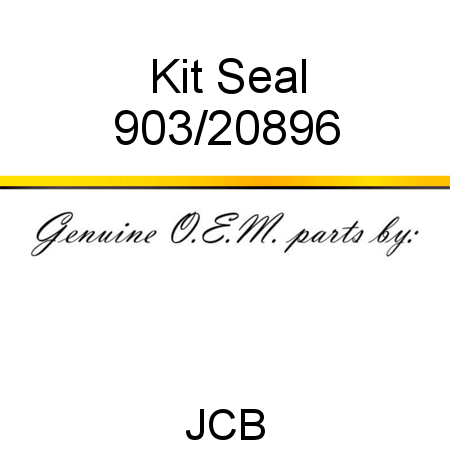 Kit, Seal 903/20896