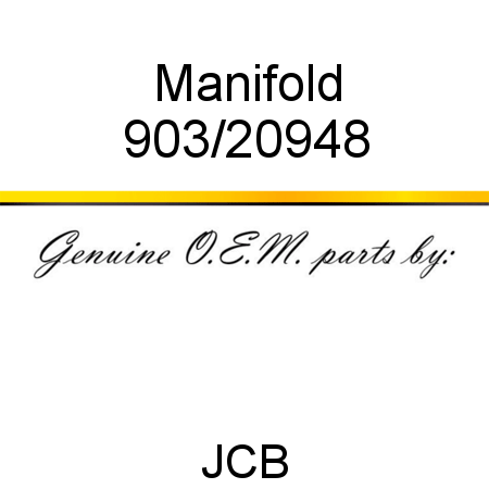 Manifold 903/20948