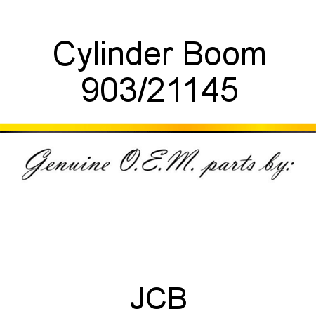 Cylinder, Boom 903/21145