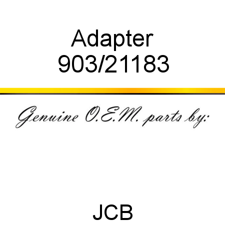Adapter 903/21183