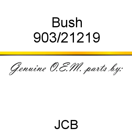 Bush 903/21219