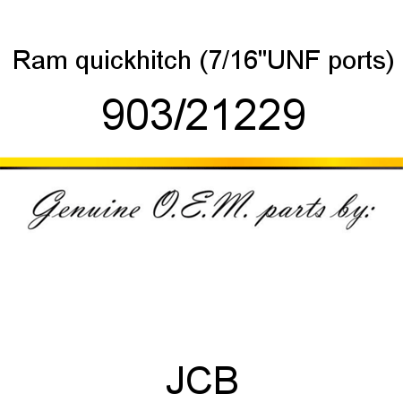 Ram, quickhitch, (7/16