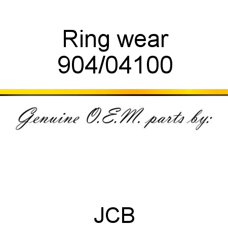 Ring, wear 904/04100