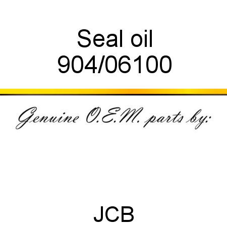 Seal, oil 904/06100