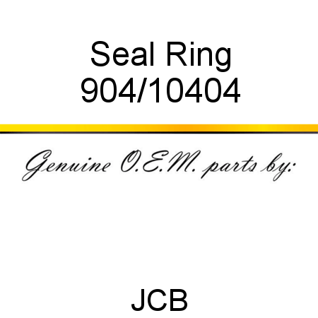 Seal, Ring 904/10404