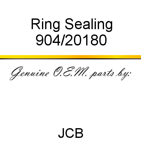 Ring, Sealing 904/20180