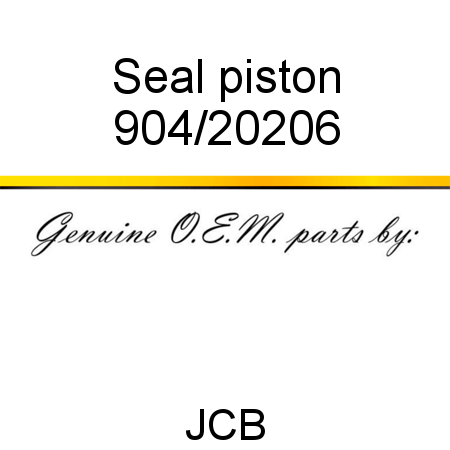 Seal, piston 904/20206