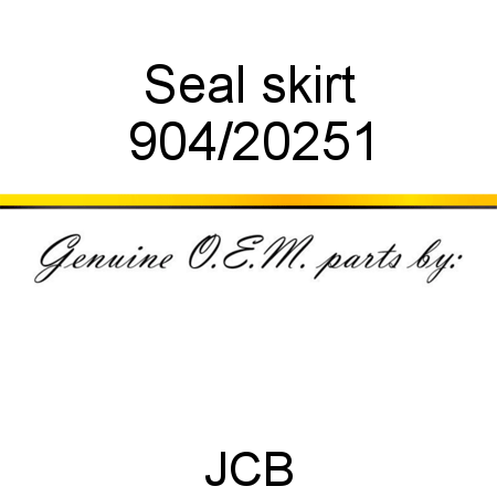 Seal, skirt 904/20251