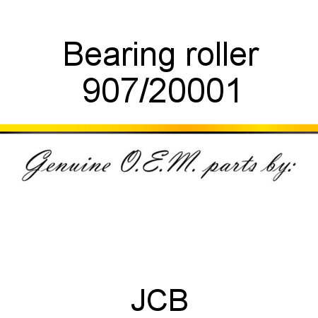 Bearing, roller 907/20001