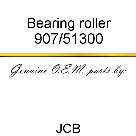 Bearing, roller 907/51300