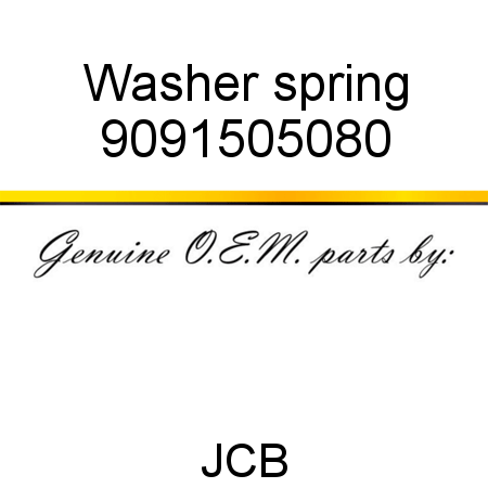 Washer, spring 9091505080