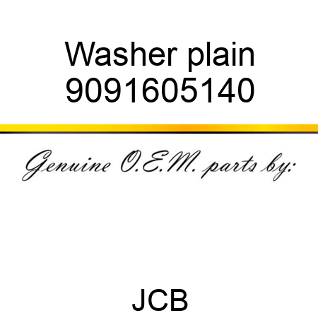 Washer, plain 9091605140