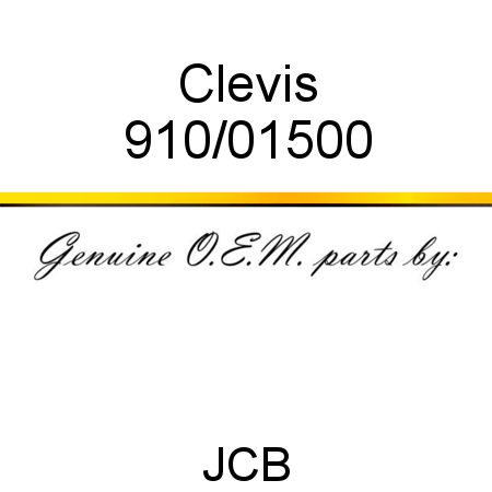 Clevis 910/01500