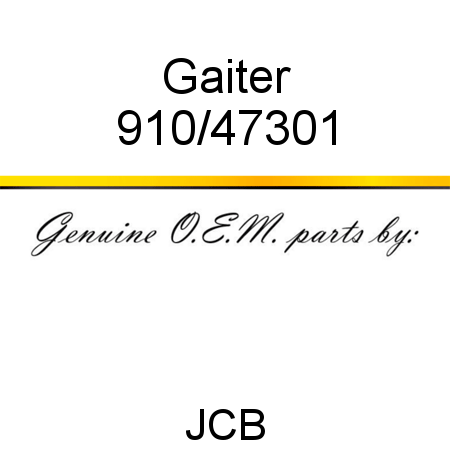Gaiter 910/47301