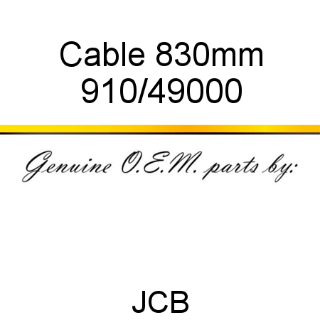 Cable, 830mm 910/49000