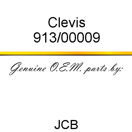 Clevis 913/00009
