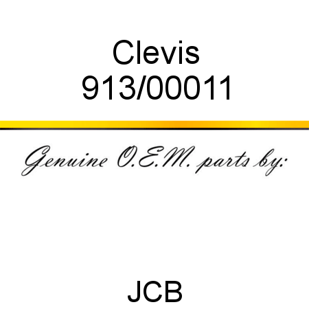 Clevis 913/00011