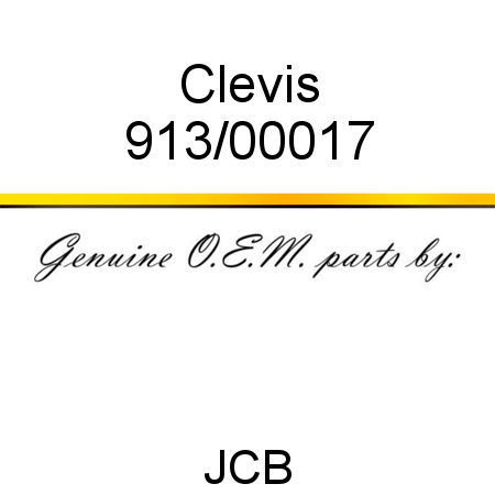 Clevis 913/00017
