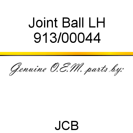 Joint, Ball LH 913/00044