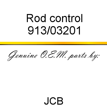Rod, control 913/03201