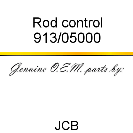 Rod, control 913/05000