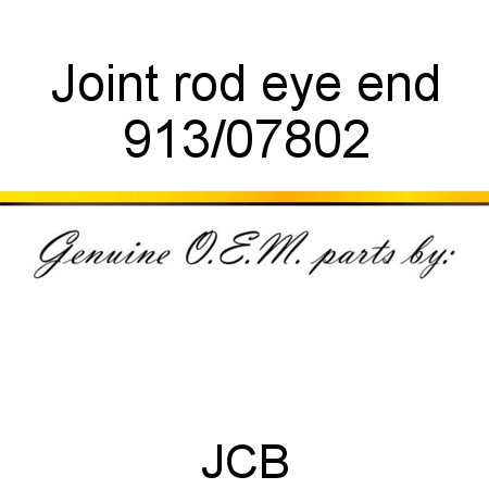 Joint, rod eye end 913/07802