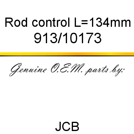 Rod, control, L=134mm 913/10173