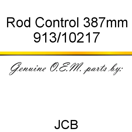 Rod, Control, 387mm 913/10217