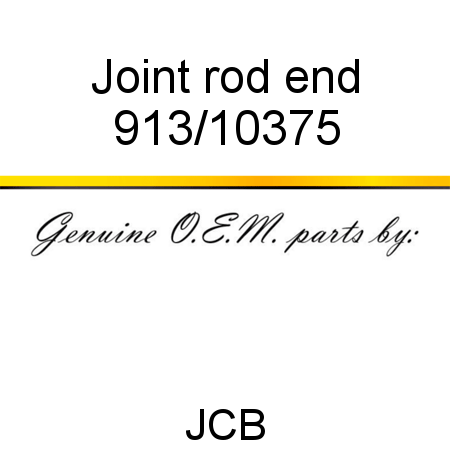 Joint, rod end 913/10375