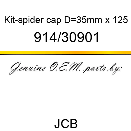 Kit-spider, cap D=35mm x 125 914/30901