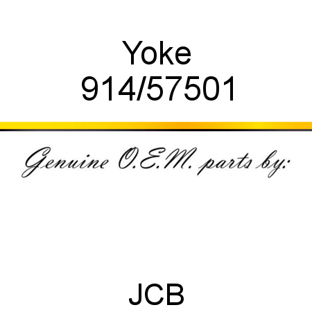 Yoke 914/57501