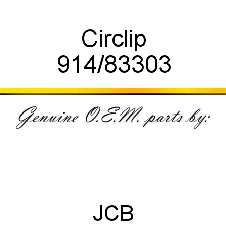 Circlip 914/83303