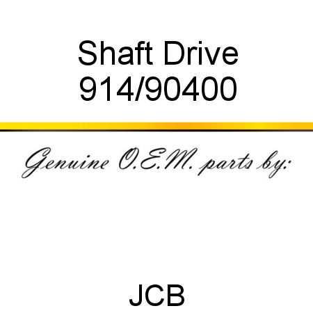 Shaft, Drive 914/90400