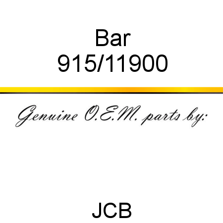 Bar 915/11900