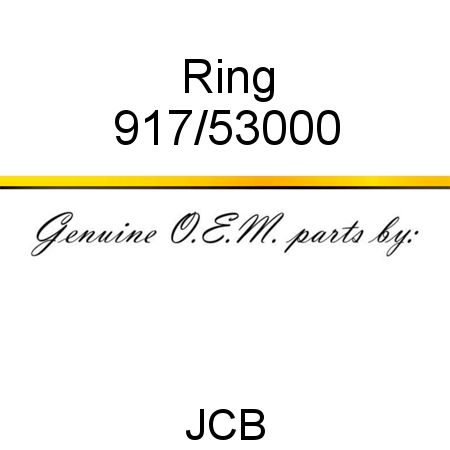 Ring 917/53000