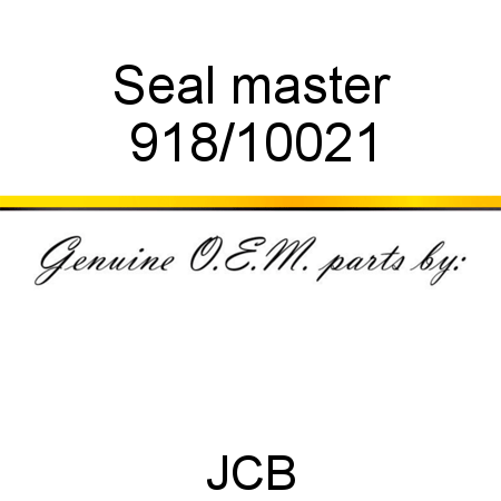 Seal, master 918/10021