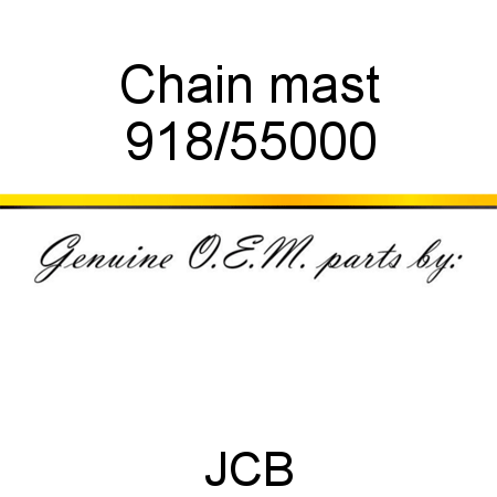 Chain, mast 918/55000