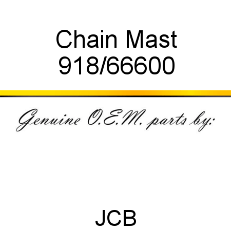 Chain, Mast 918/66600
