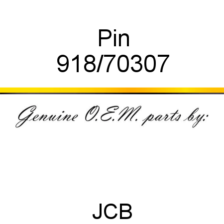 Pin 918/70307