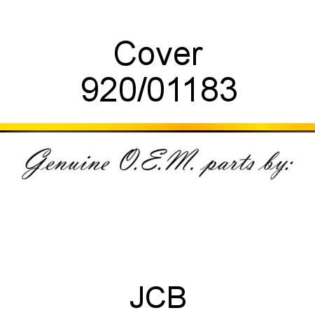 Cover 920/01183