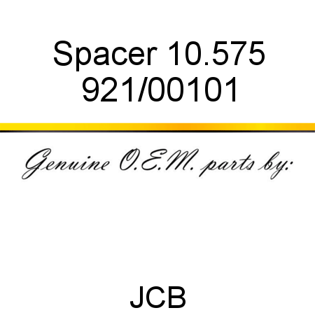 Spacer, 10.575 921/00101
