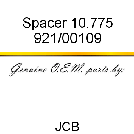 Spacer, 10.775 921/00109