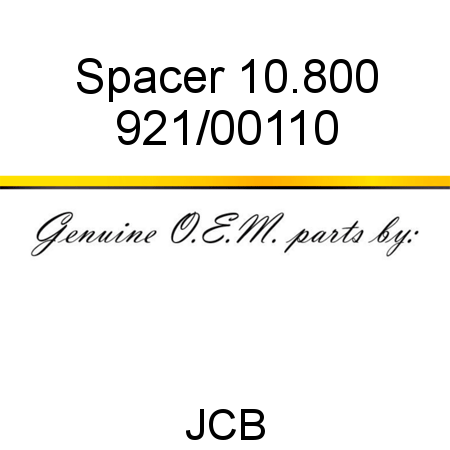 Spacer, 10.800 921/00110