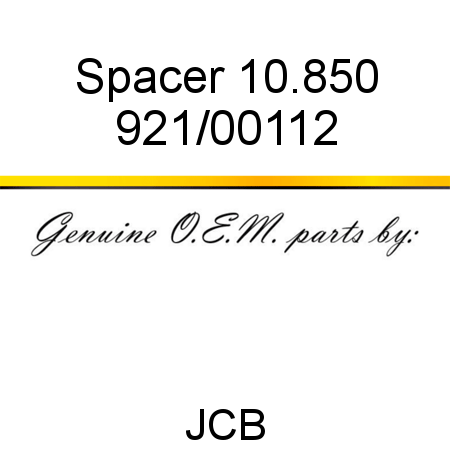 Spacer, 10.850 921/00112