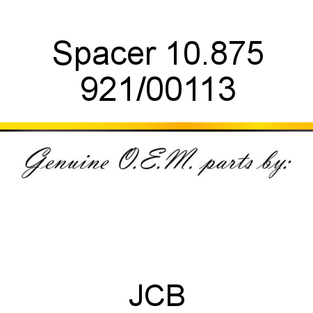 Spacer, 10.875 921/00113
