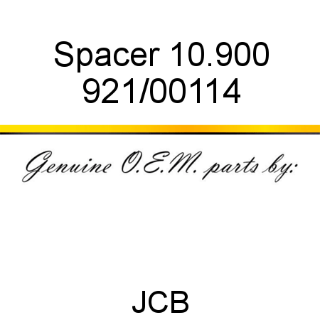 Spacer, 10.900 921/00114